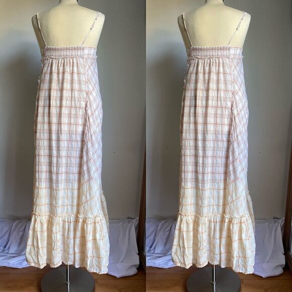 FREE PEOPLE Plaid City Maxi Top - Picture 4 of 6